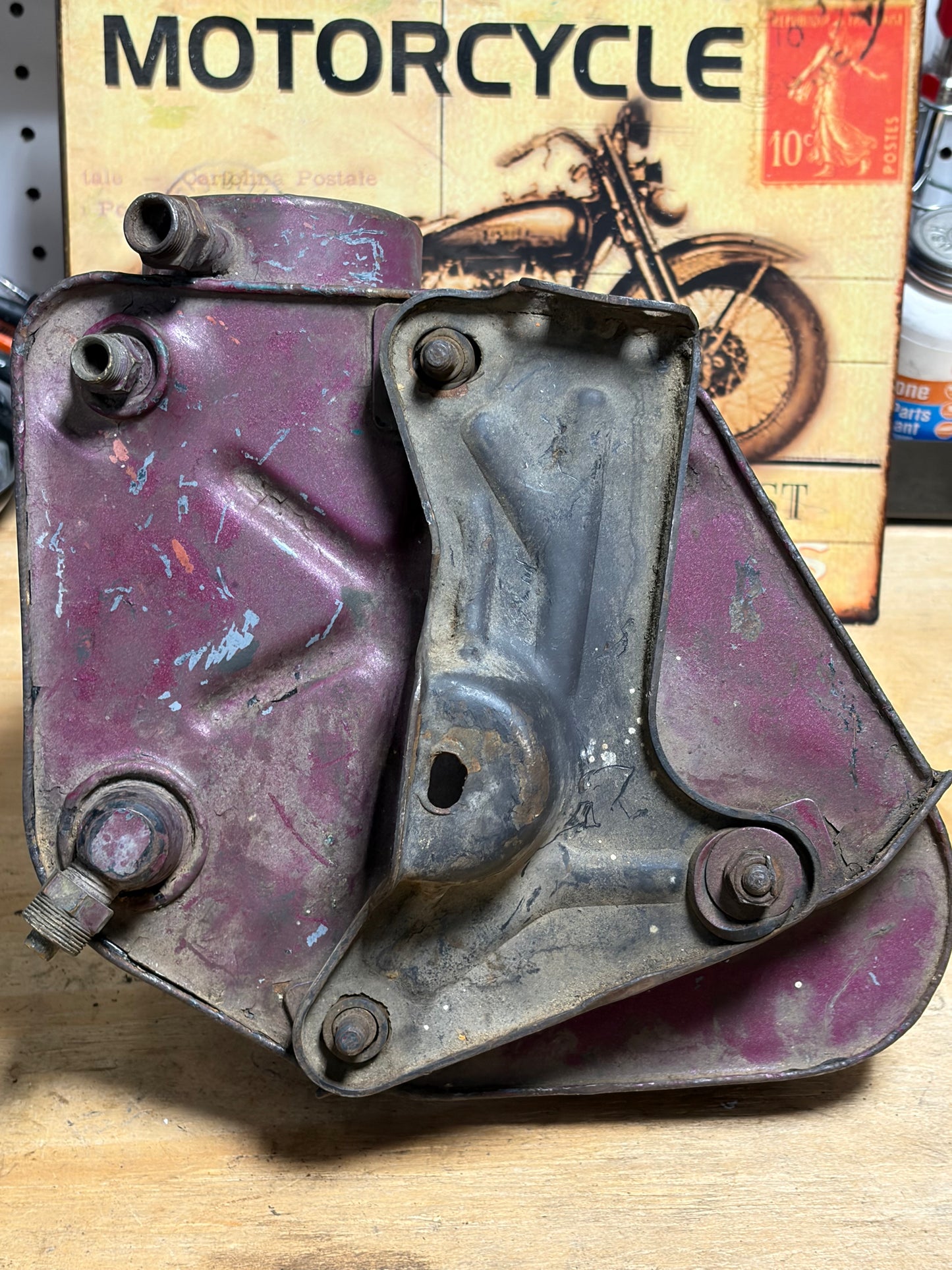 Harley Ironhead Sportster XLH Oil Tank 62507-67 1967-78 OEM Used