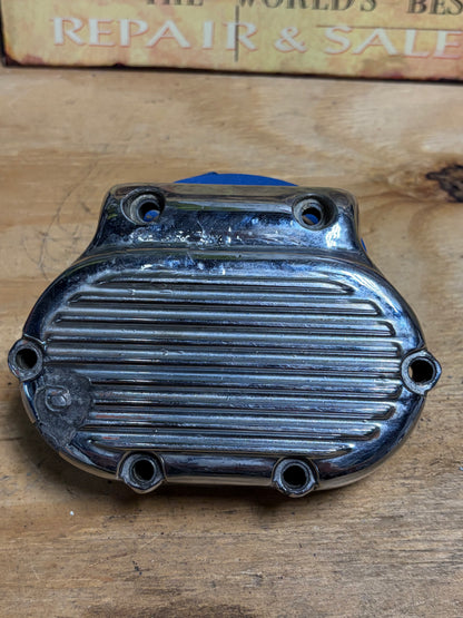 Harley OEM Chrome 5-Speed Transmission Side Cover 37082-87 1987-99