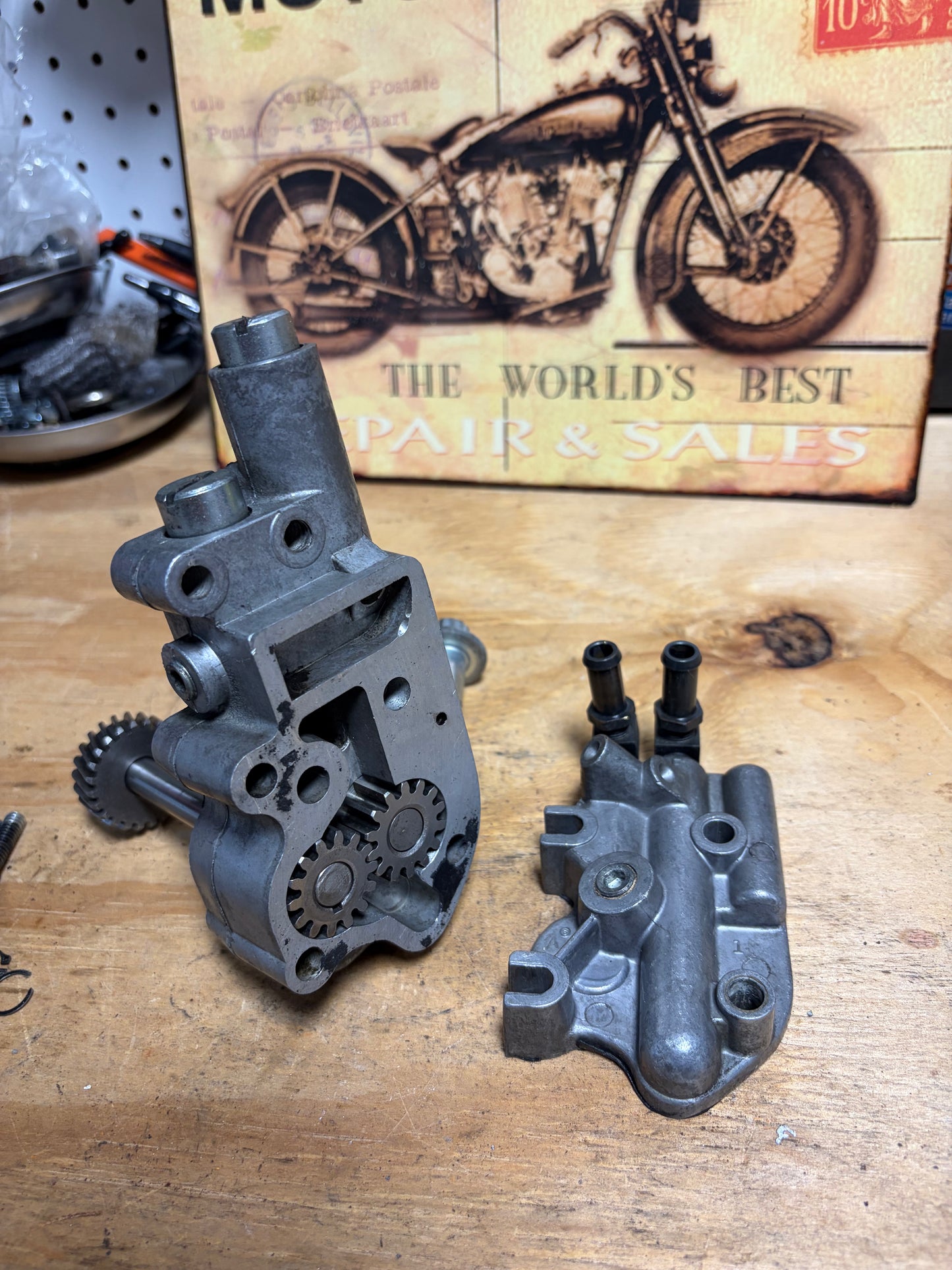 Harley OEM Shovelhead Oil Pump Assembly 26219-68B 1968-84 Used