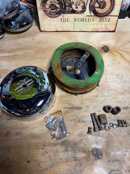 Harley Evolution 7in Round Air Cleaner Assembly
