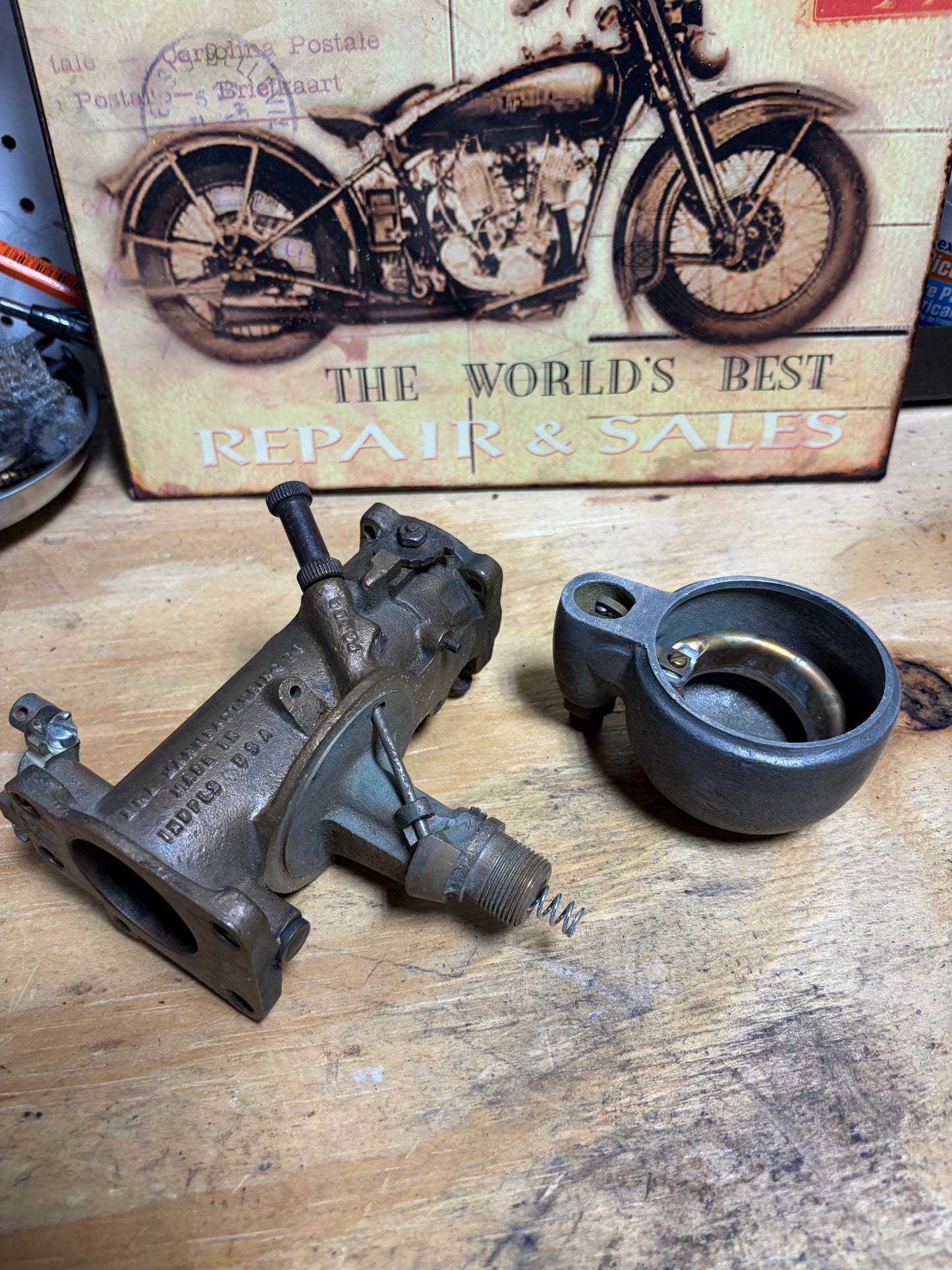 Vintage Linkert M35TP Carburetor – Harley Knucklehead EL / FL 1940s