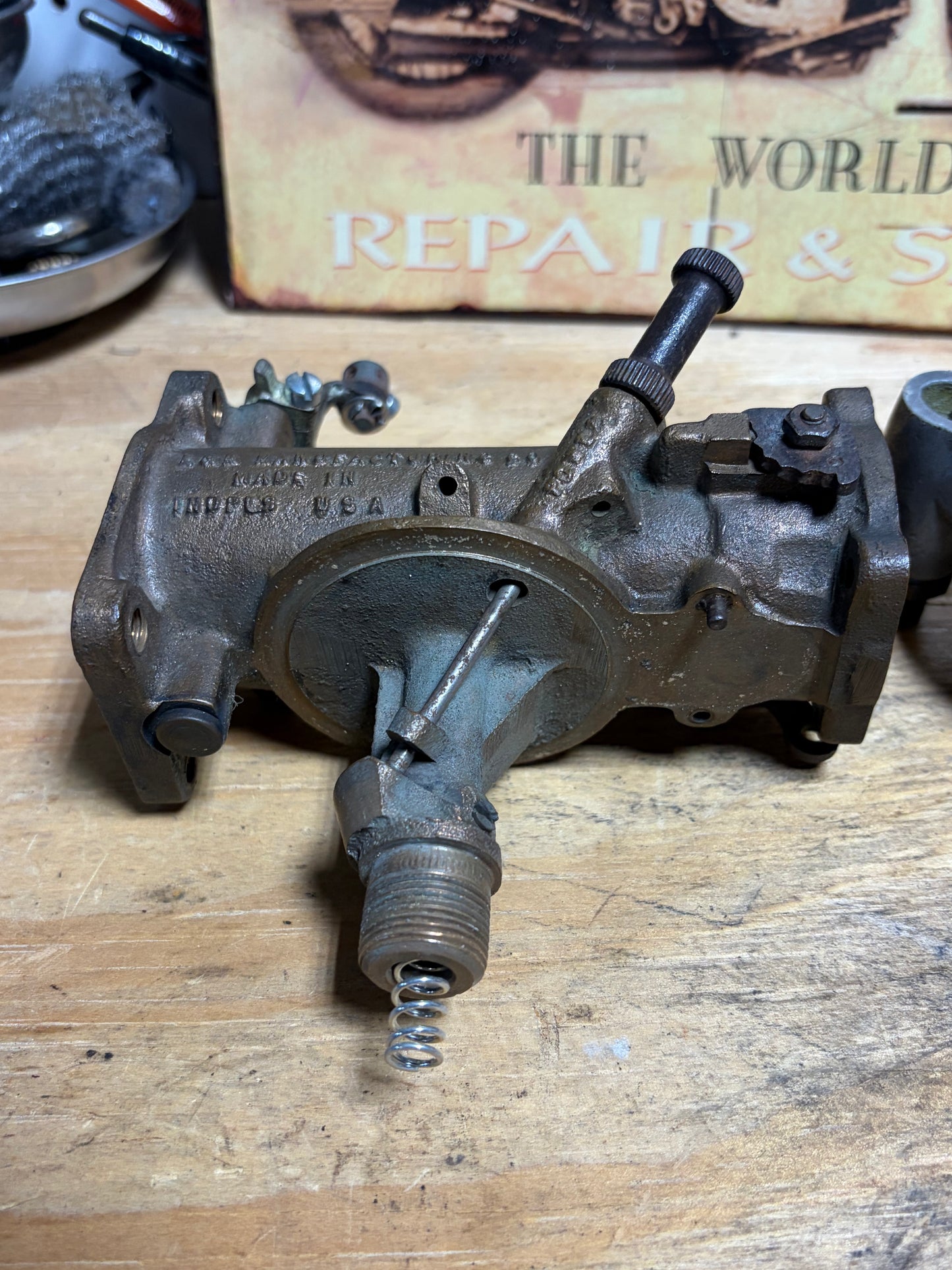 Vintage Linkert M35TP Carburetor – Harley Knucklehead EL / FL 1940s