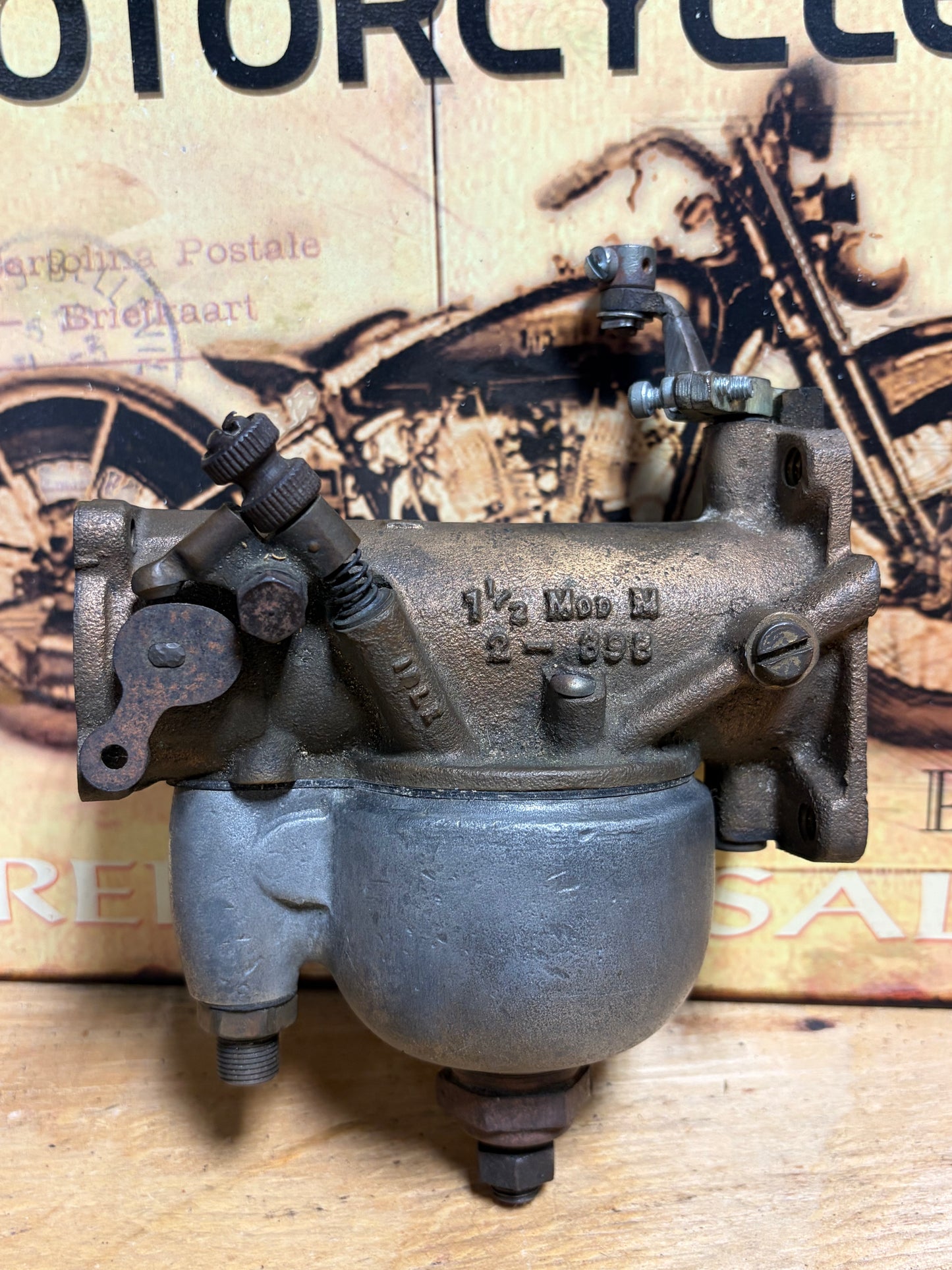 Vintage Linkert M35TP Carburetor – Harley Knucklehead EL / FL 1940s