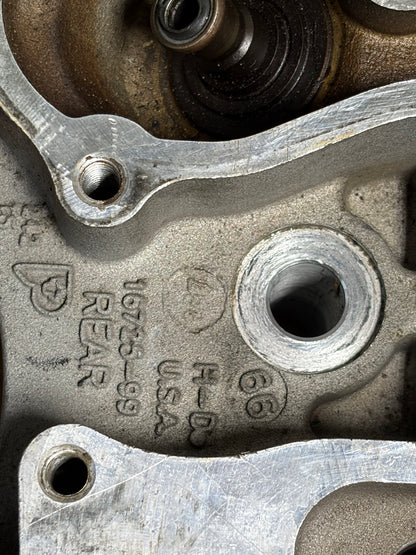 Harley Twin Cam 88 Rear Cylinder Head – No Valves or Springs – Rear 16795-99