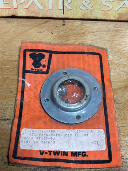 V-Twin 17-1160 Mainshaft Oil Seal Retainer Kit – Harley K / Sportster XL 1952-1984