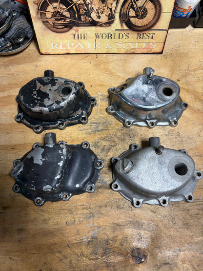Harley Big Twin 4-Speed Kickstart Transmission Side Cover Lot – Aftermarket