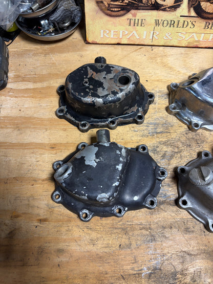 Harley Big Twin 4-Speed Kickstart Transmission Side Cover Lot – Aftermarket