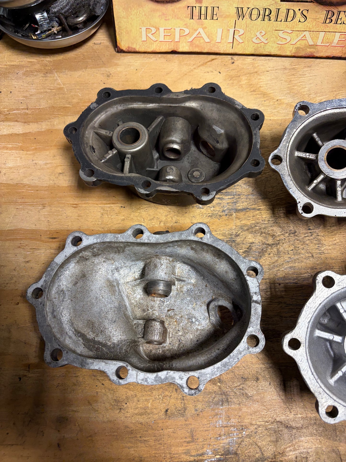 Harley Big Twin 4-Speed Kickstart Transmission Side Cover Lot – Aftermarket