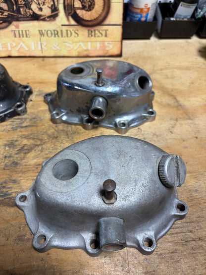 Harley Big Twin 4-Speed Kickstart Transmission Side Cover Lot – Aftermarket