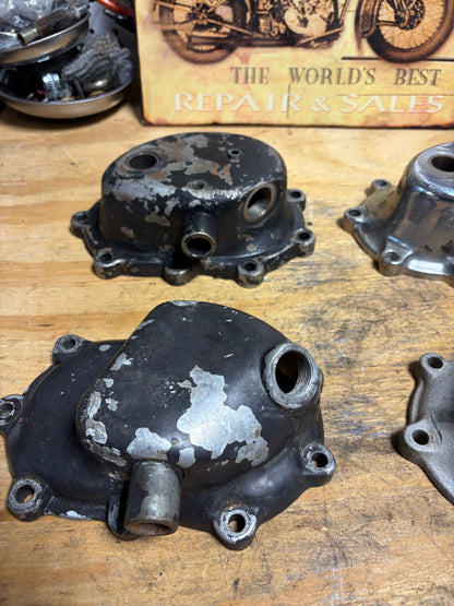 Harley Big Twin 4-Speed Kickstart Transmission Side Cover Lot – Aftermarket