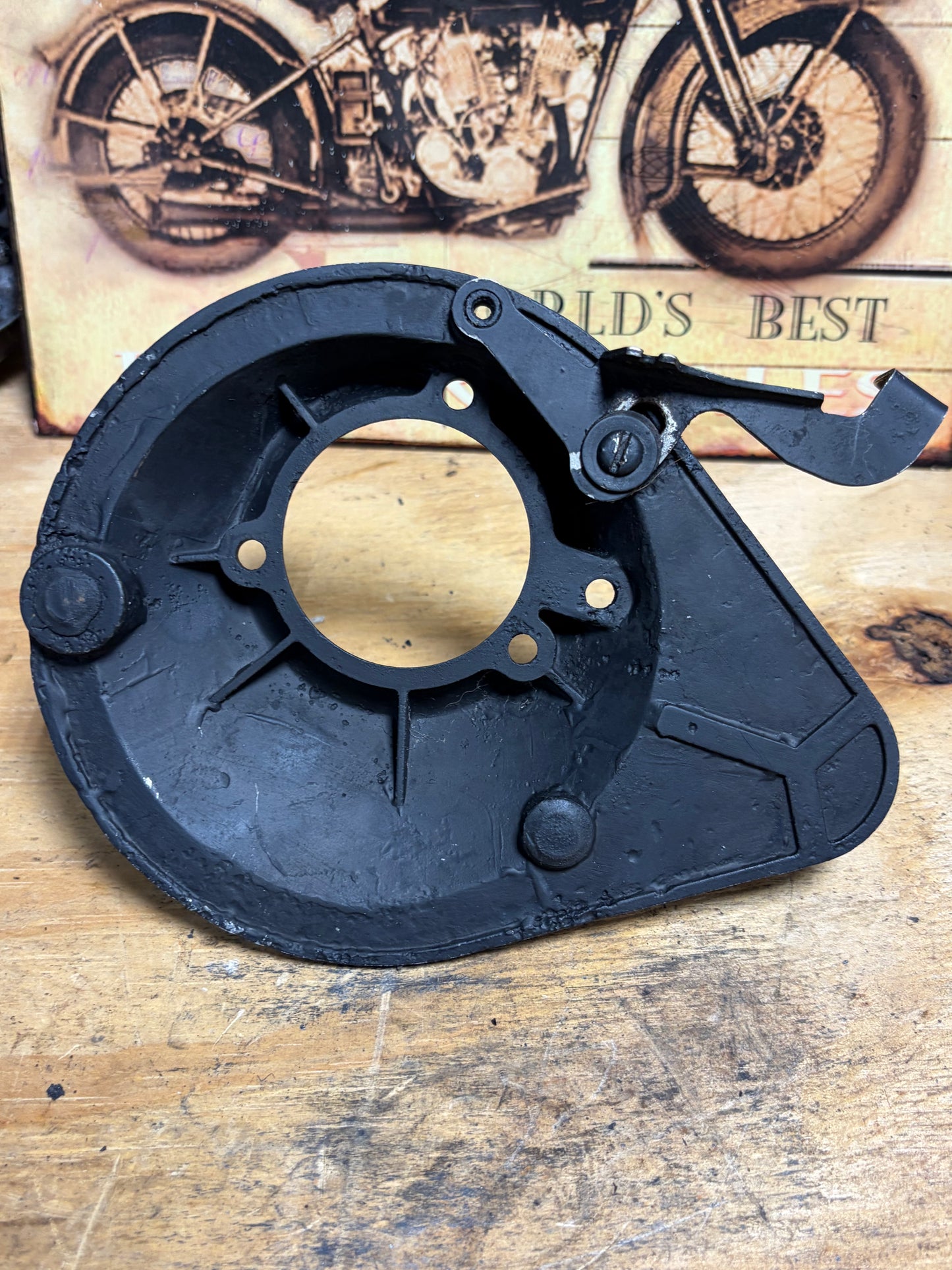 S&S Super E / G Air Cleaner Backing Plate – Harley Big Twin / Sportster – Used