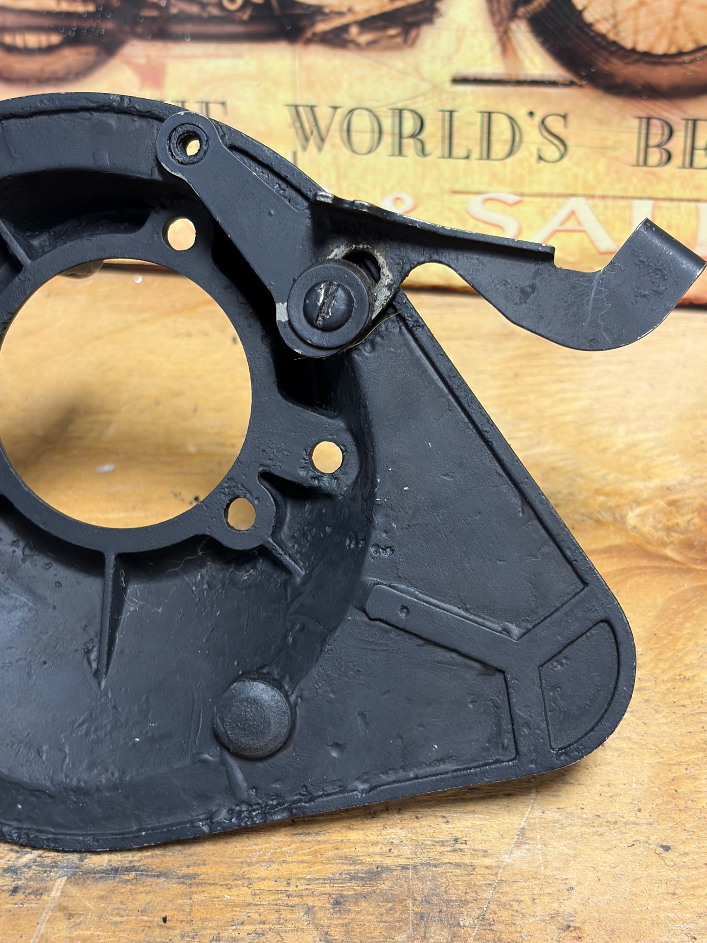 S&S Super E / G Air Cleaner Backing Plate – Harley Big Twin / Sportster – Used