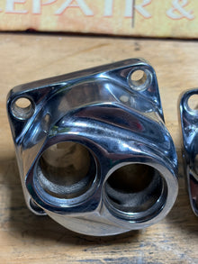 Aftermarket Chrome Harley Big Twin Lifter Blocks – Pair – Used Project Parts