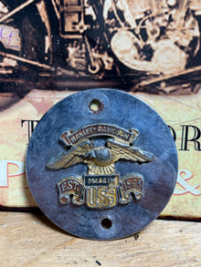Vintage Harley Points / Ignition Timer Cover – Big Twin / Sportster Style