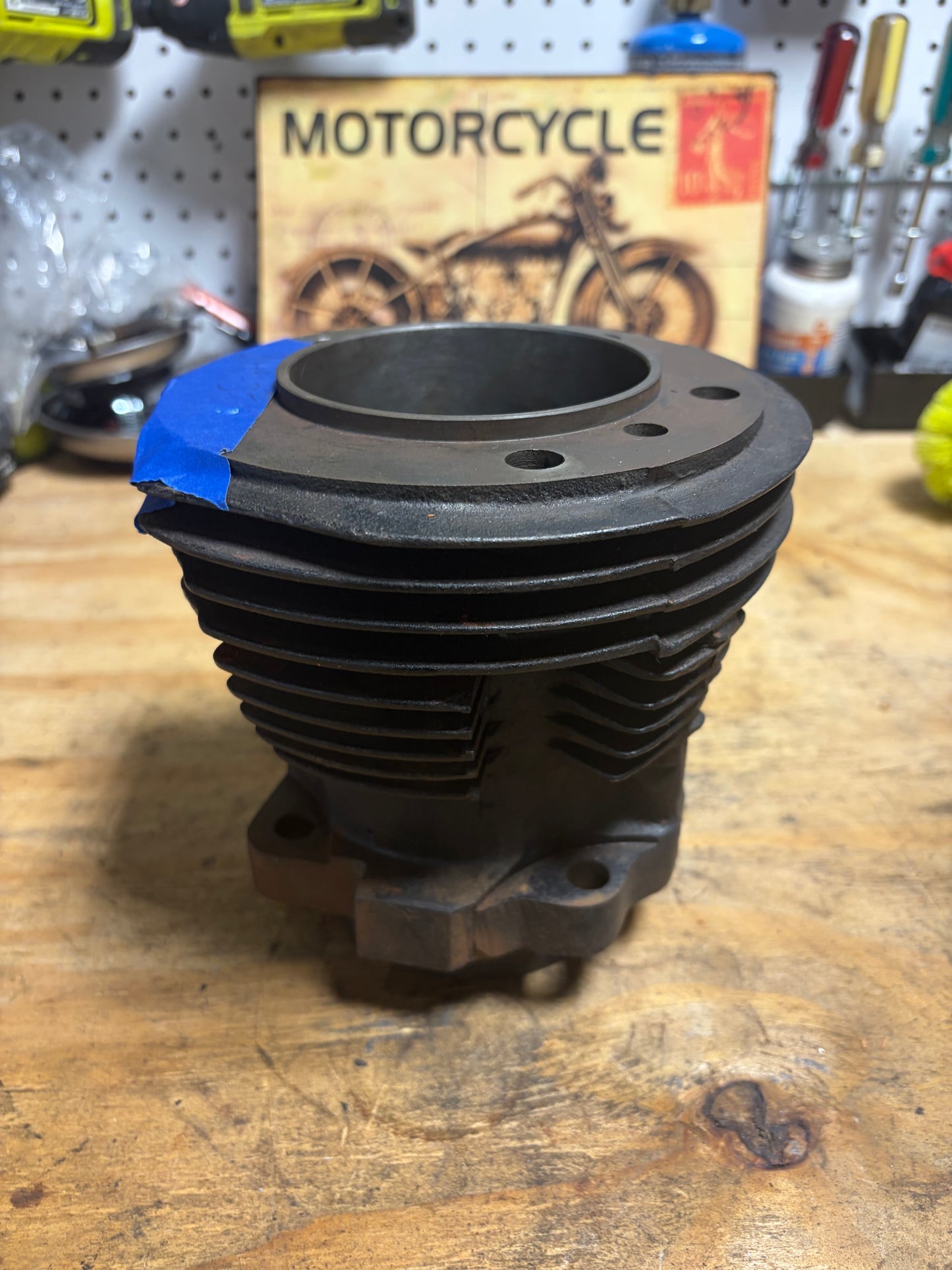 Aftermarket Harley Shovelhead Cylinder Jug – 3.49 in Measured Bore