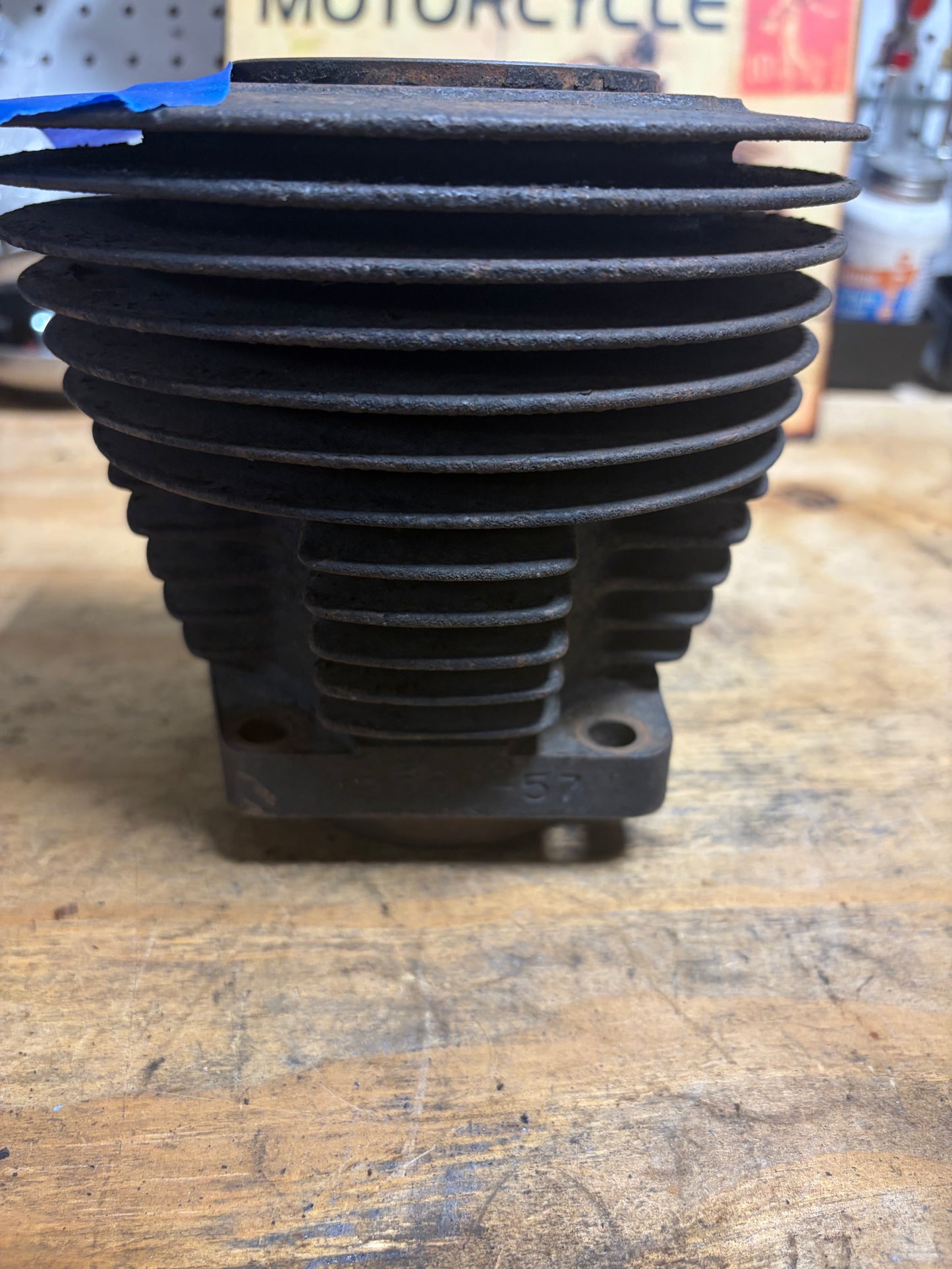 OEM Harley Ironhead Sportster 900 Front Cylinder 16561-57 – 3.04 in / +.040