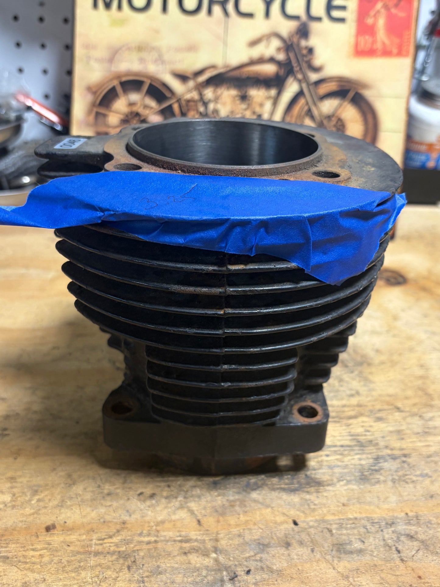 Harley Ironhead Sportster 1000 Cylinder Jug – 3.25 in Bore / Approx. +.060