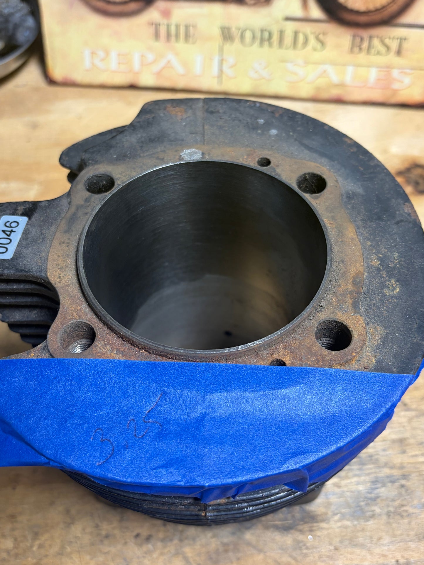 Harley Ironhead Sportster 1000 Cylinder Jug – 3.25 in Bore / Approx. +.060