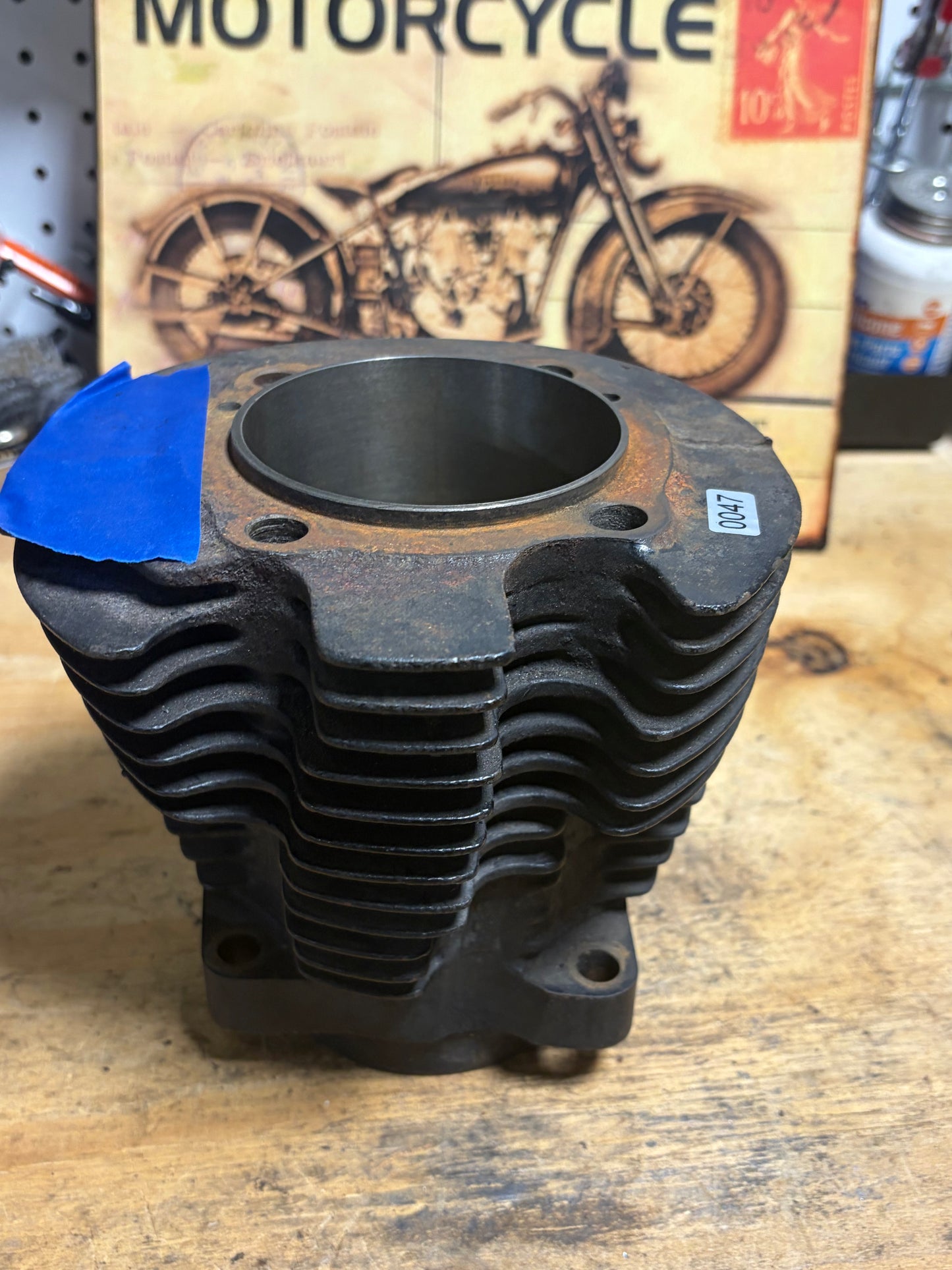 Harley Ironhead Sportster 1000 Rear Cylinder – 3.24 in Bore / Approx. +.050
