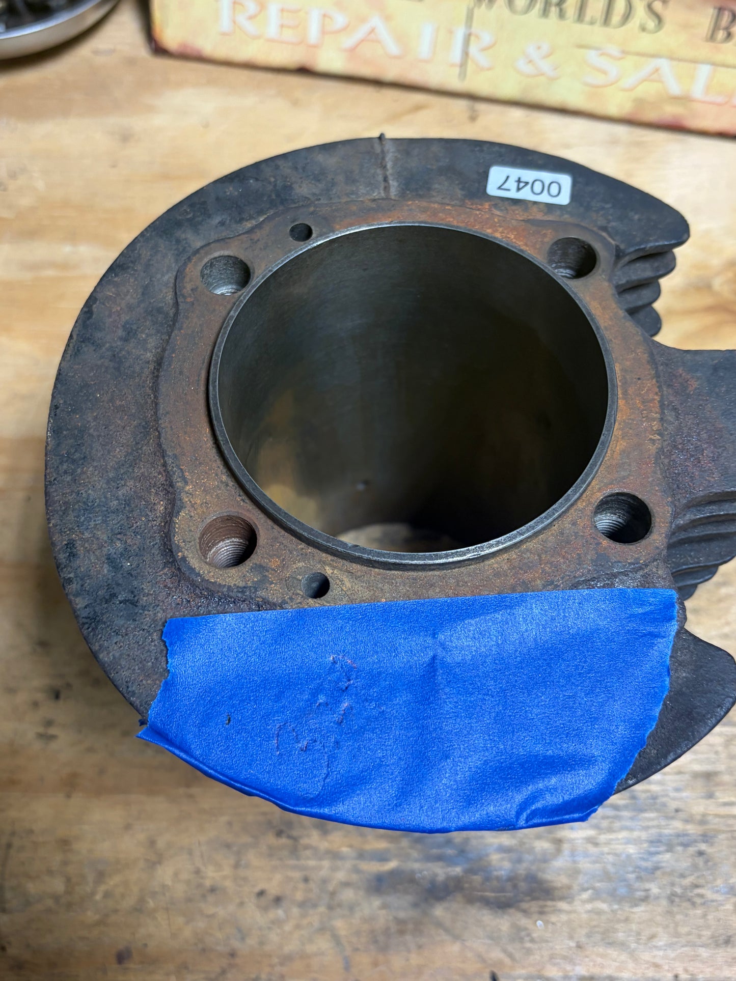 Harley Ironhead Sportster 1000 Rear Cylinder – 3.24 in Bore / Approx. +.050