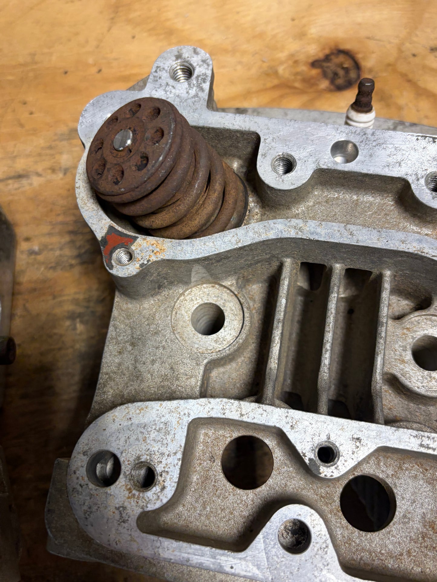 S&S Super Stock Evo Heads Pair 90-1000F 90-1000R Complete Rust Wear