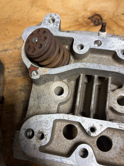 S&S Super Stock Evo Heads Pair 90-1000F 90-1000R Complete Rust Wear