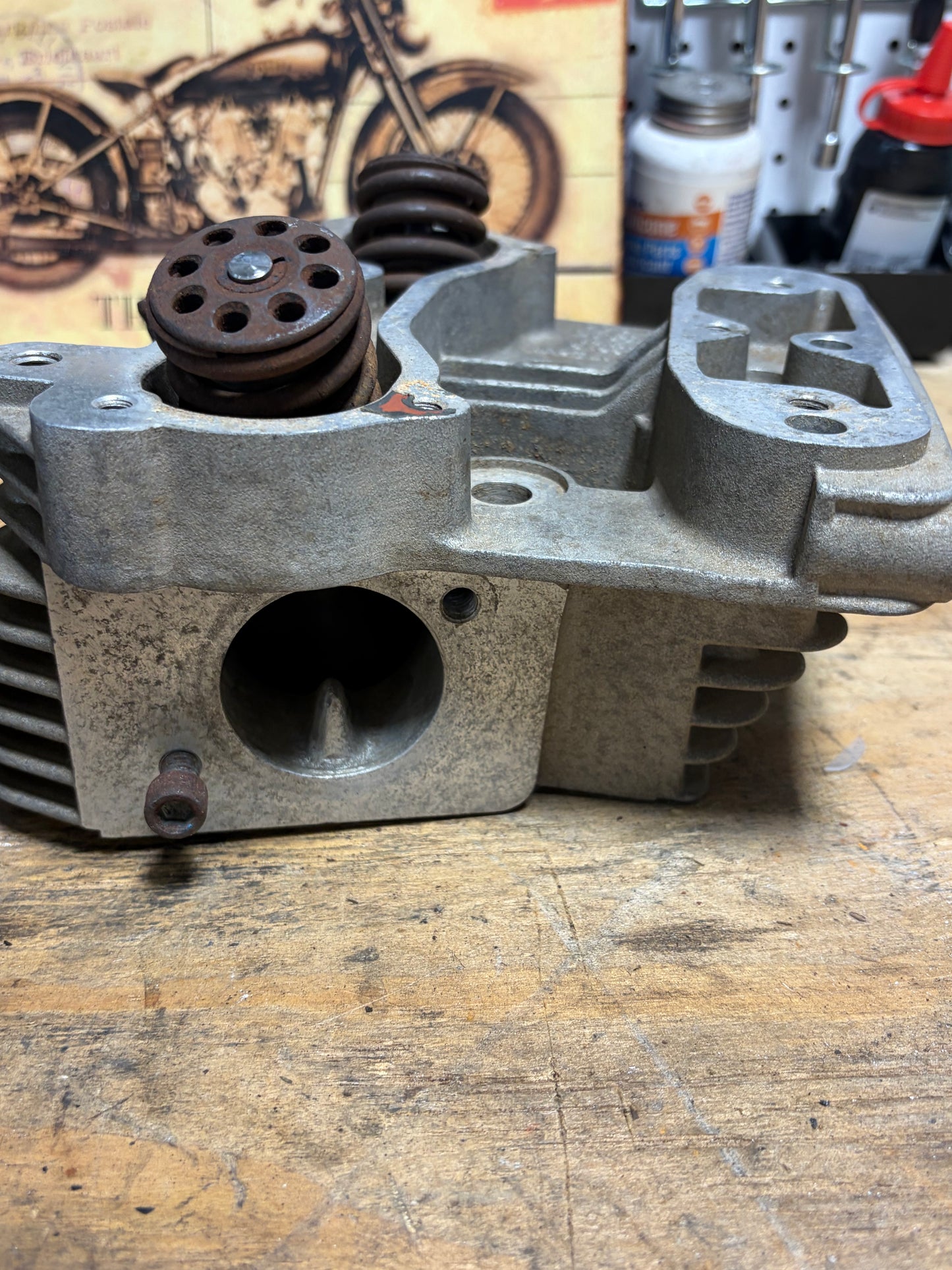 S&S Super Stock Evo Heads Pair 90-1000F 90-1000R Complete Rust Wear