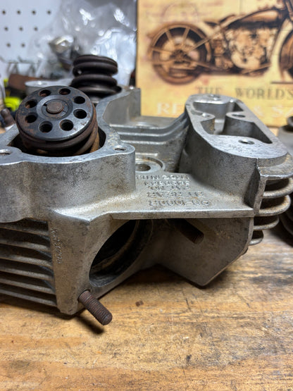 S&S Super Stock Evo Heads Pair 90-1000F 90-1000R Complete Rust Wear