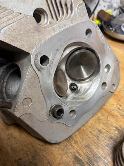S&S Super Stock Evo Heads Pair 90-1000F 90-1000R Complete Rust Wear