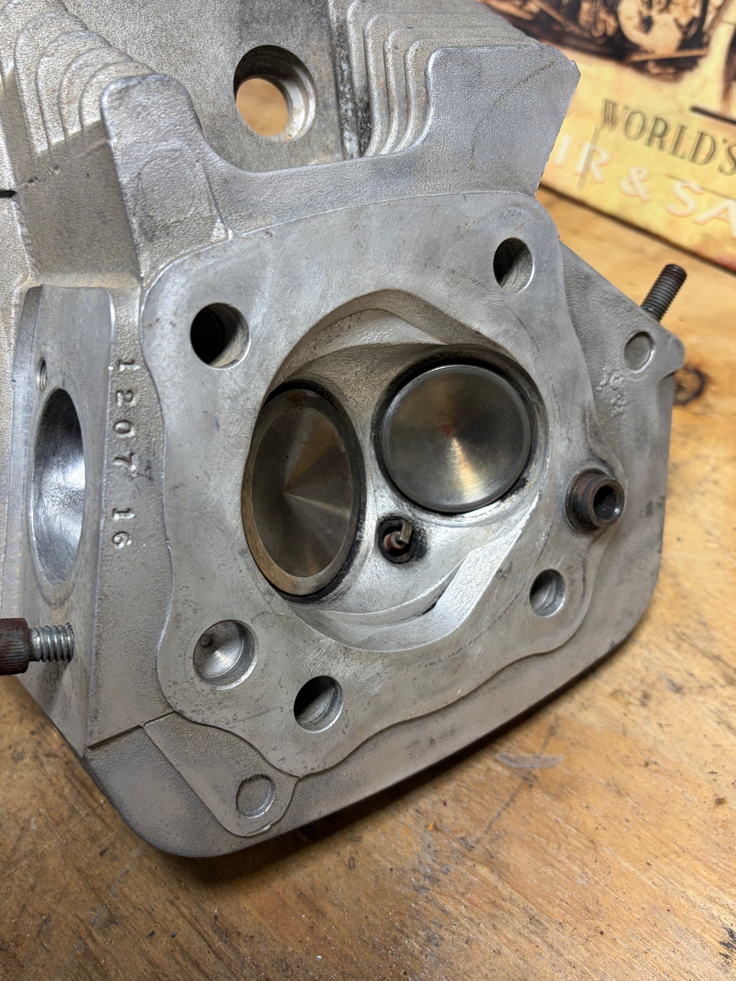 S&S Super Stock Evo Heads Pair 90-1000F 90-1000R Complete Rust Wear