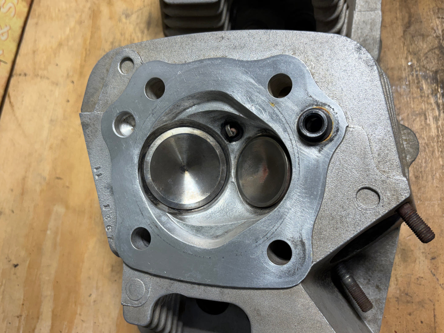 S&S Super Stock Evo Heads Pair 90-1000F 90-1000R Complete Rust Wear