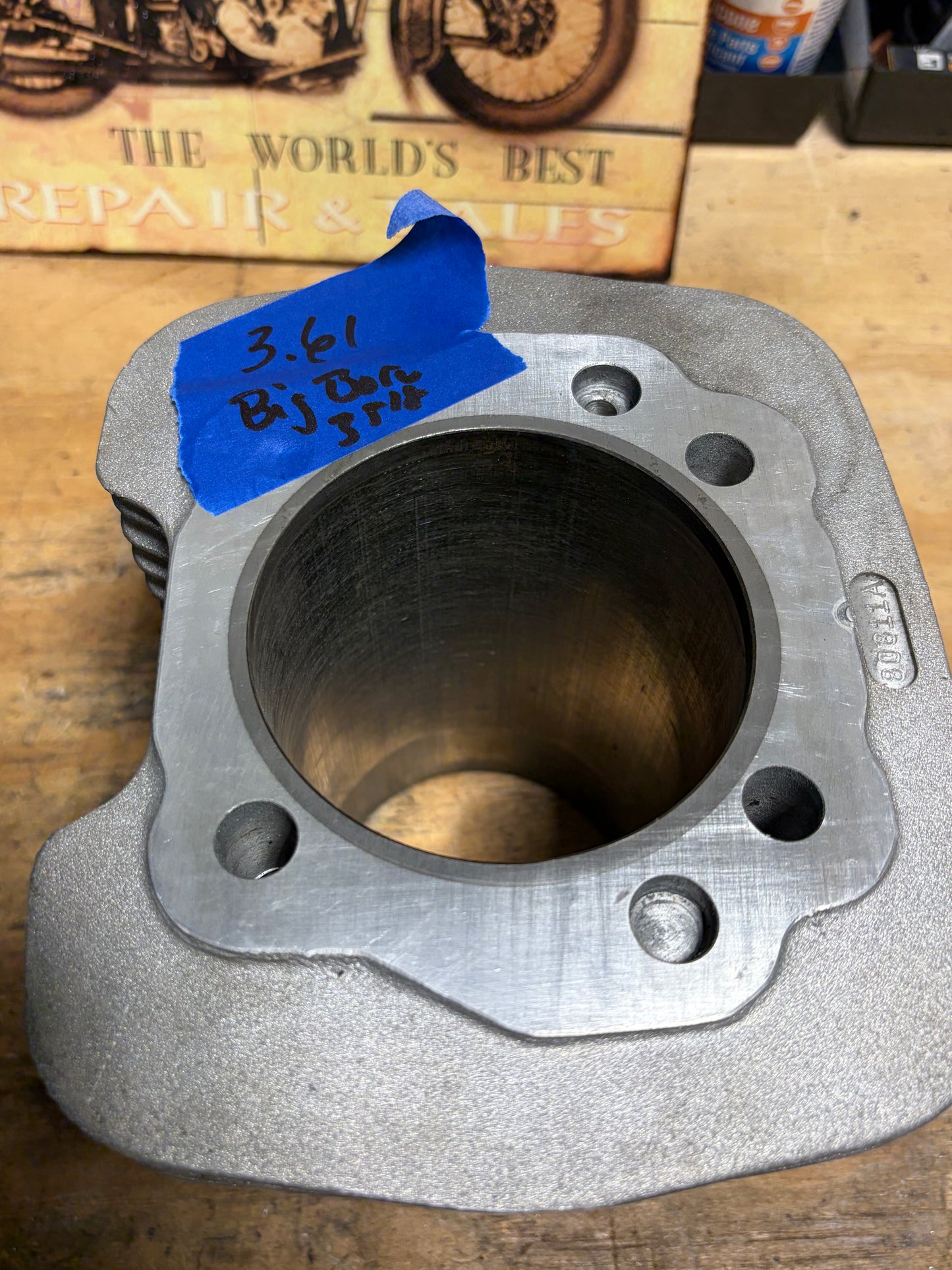 Harley Big Bore 3-5/8 Cylinder Jugs Pair 3.61 3.62 Bore 80806B 80811A