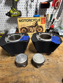 Harley Sportster 883 OEM Cylinder Piston Set 2004-Up 22640-04A 3.00 Bore