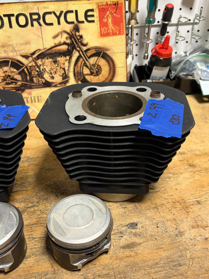 Harley Sportster 883 OEM Cylinder Piston Set 2004-Up 22640-04A 3.00 Bore