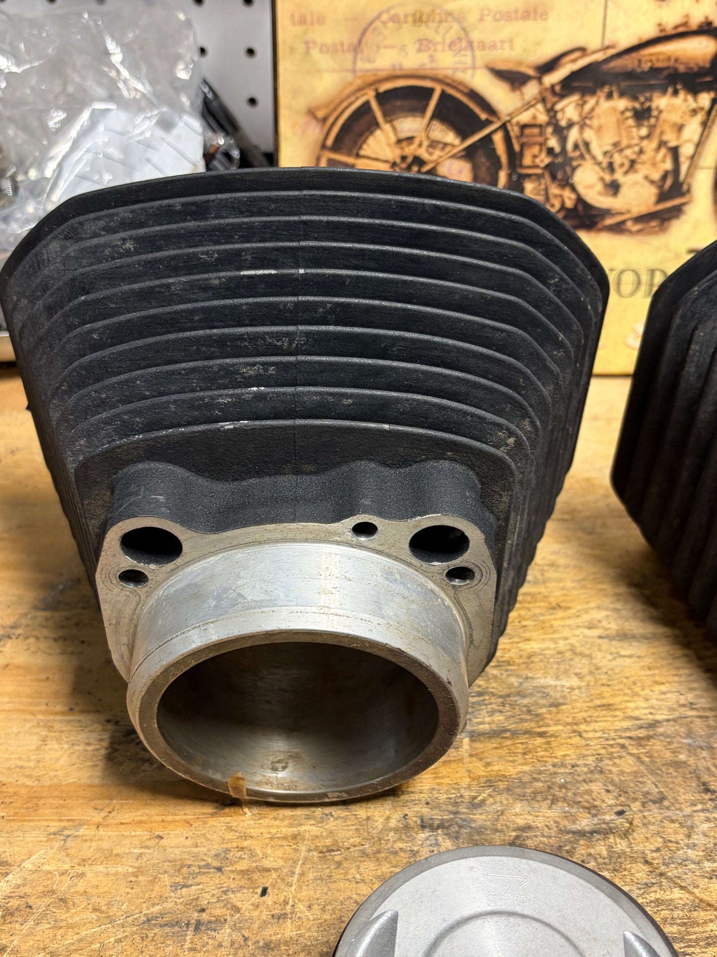 Harley Sportster 883 OEM Cylinder Piston Set 2004-Up 22640-04A 3.00 Bore