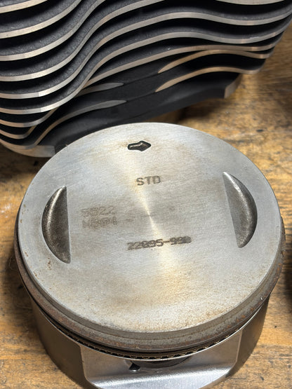 Harley OEM Twin Cam Cylinders Pistons Set 16593-99 3.75