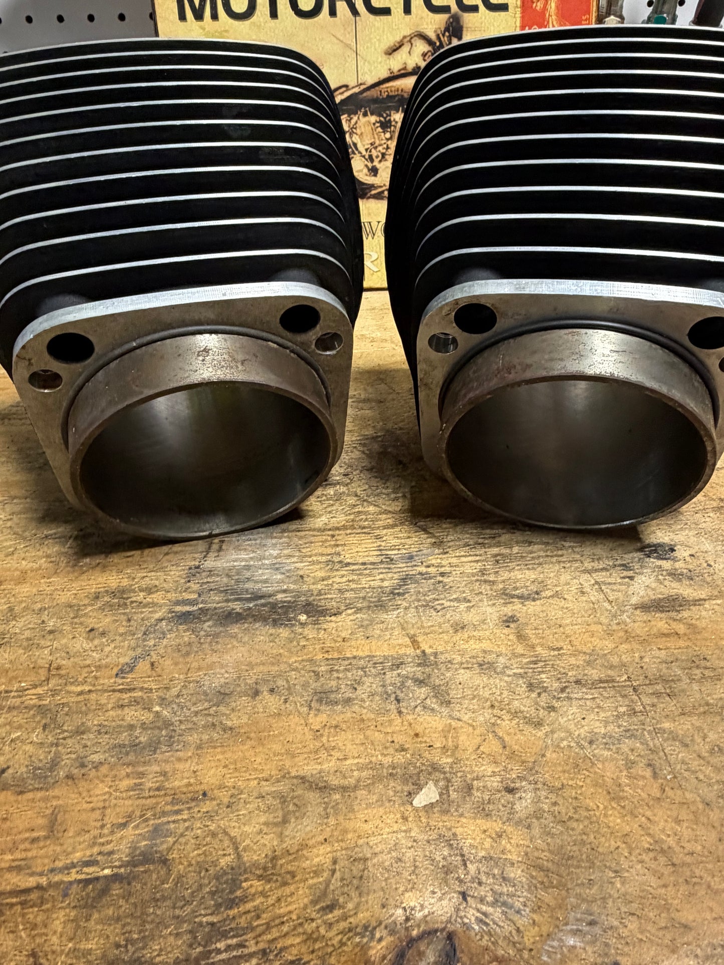 Harley OEM Twin Cam Cylinders Pistons Set 16593-99 3.75