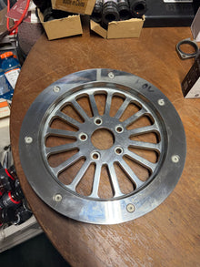 Harley 70T Chrome Rear Belt Pulley 1.75in Wide 12.75in Aftermarket Used