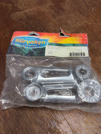 NOS Kuryakyn 4060 Ergo II Short Arms 4.5in Chrome Pair Highway Peg