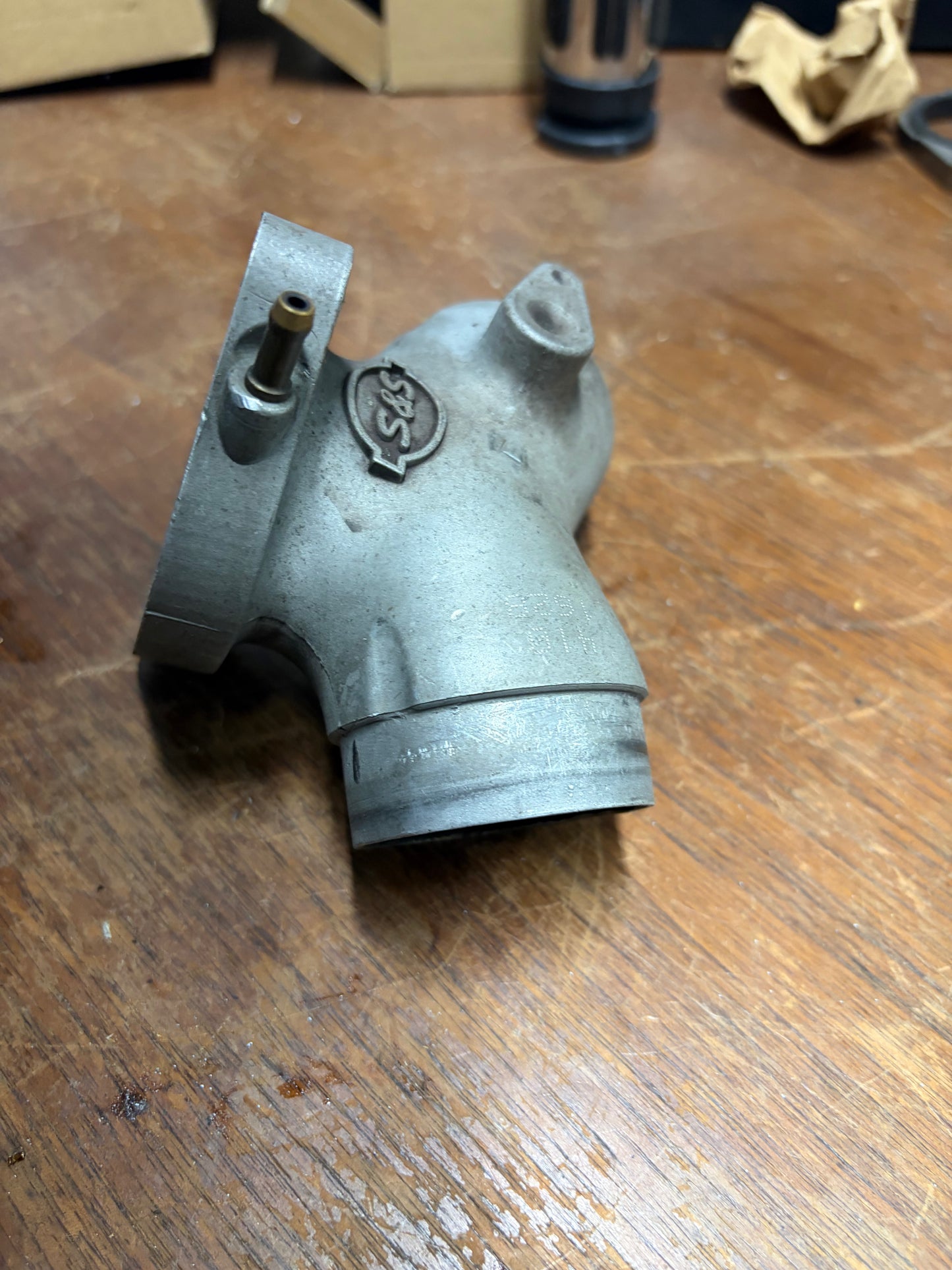 S&S Cycle Evo Intake Manifold 16-1712 Used Damaged Dented