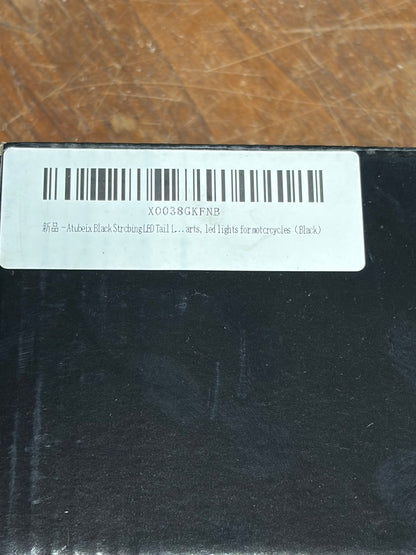 New Smoked LED Harley Tail Light Aftermarket X0038GKFNB Open Box