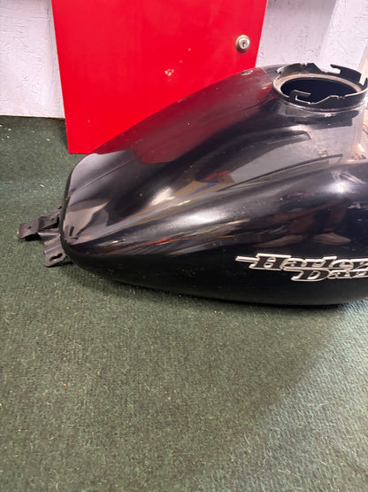 Harley Touring EFI Vivid Black Gas Fuel Tank OEM Used No Dents