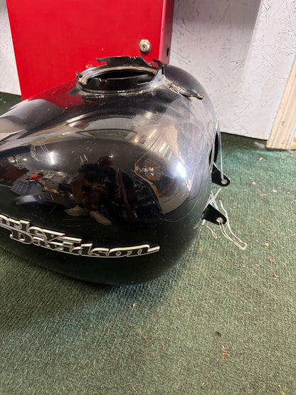 Harley Touring EFI Vivid Black Gas Fuel Tank OEM Used No Dents