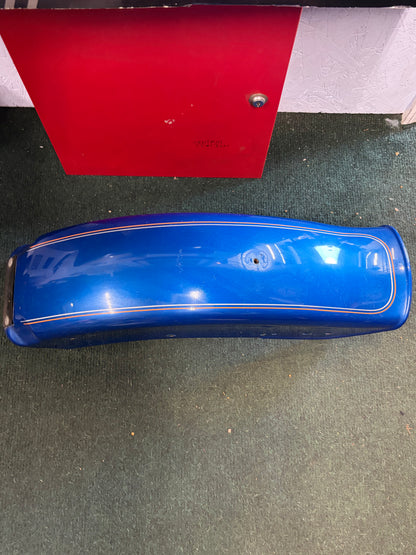 Harley Softail Rear Fender Blue Pinstripe OEM FXT