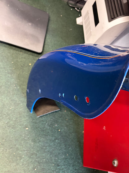 Harley Softail Rear Fender Blue Pinstripe OEM FXT