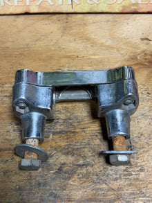 Harley Sportster 1in Handlebar Risers Top Clamp Hardware OEM Style Used