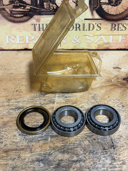 NOS Harley 1in Steering Neck Bearing Race Set Big Twin Sportster