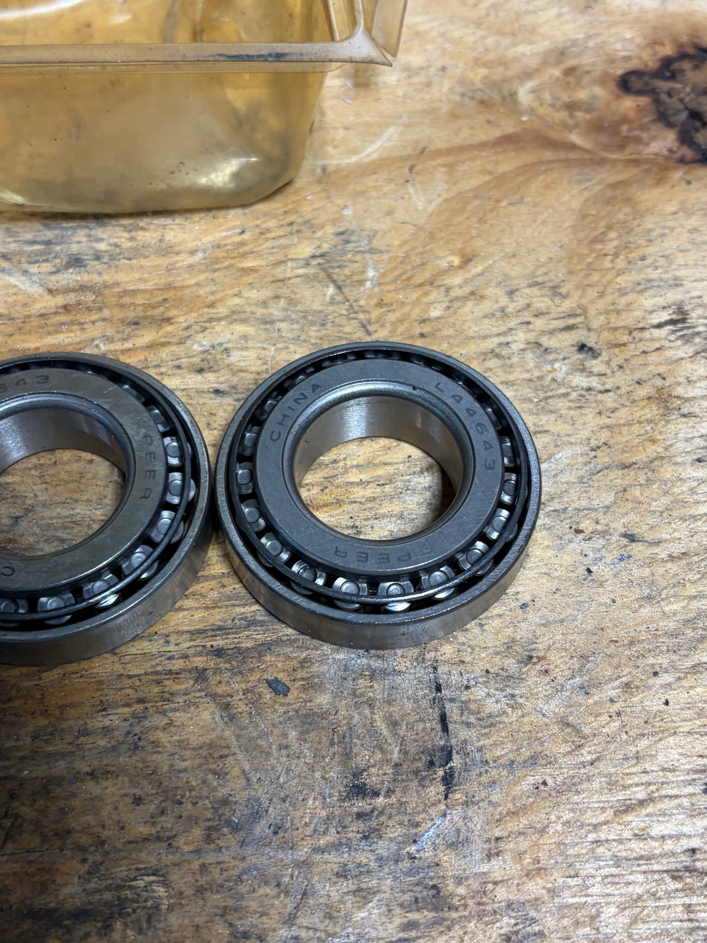 NOS Harley 1in Steering Neck Bearing Race Set Big Twin Sportster