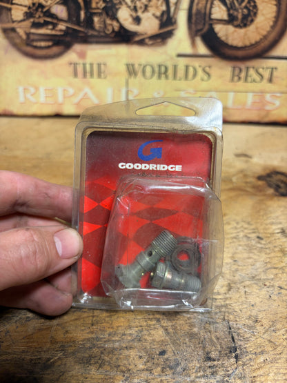 NOS Goodridge M10x1.0 Single Banjo Bolt 408-1010 992-03-31D Red