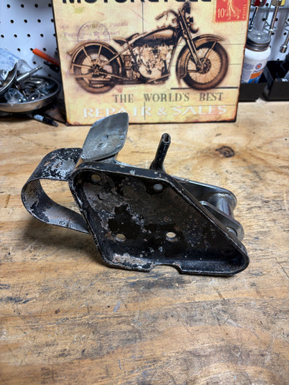 Vintage Harley 1970s Rear Brake Lever Pedal Mount FLH FX Used